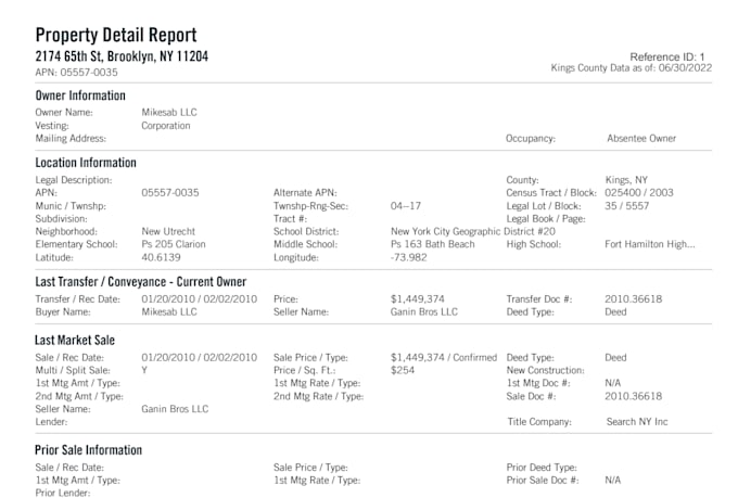 do real estate property title search